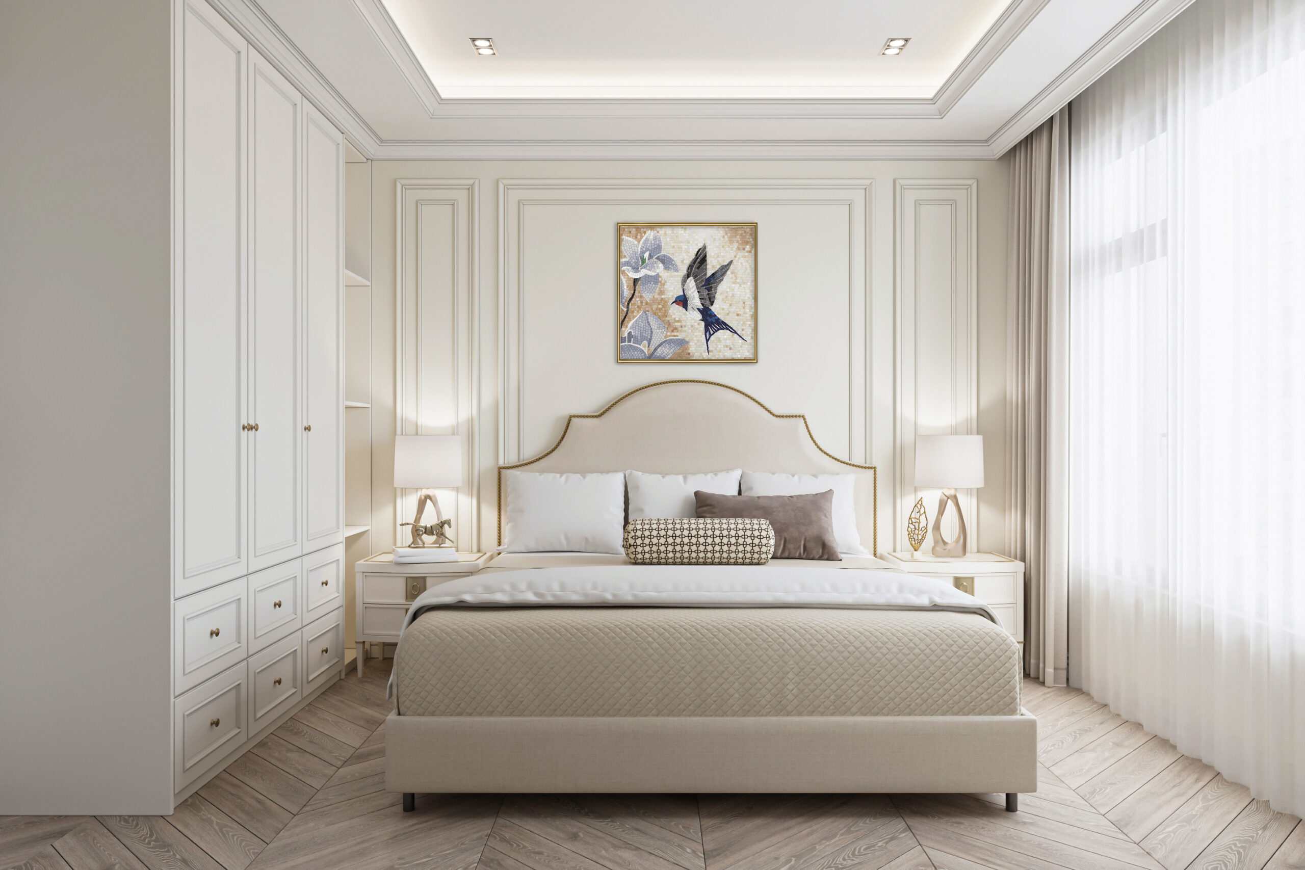 Swallow – 58×58 cm